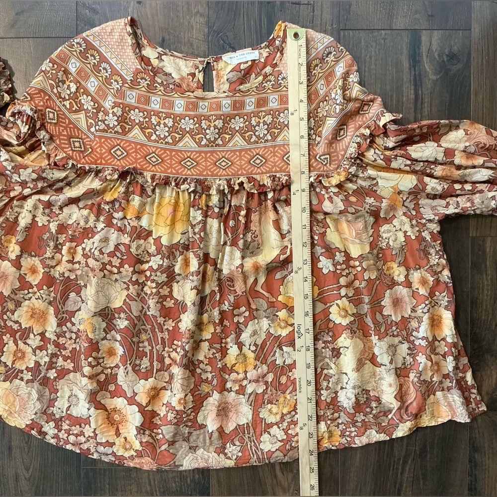 Spell and the Gypsy Amethyst Blouse Amber Size S - Picture 8 of 9
